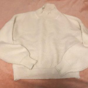 light turtleneck sweater